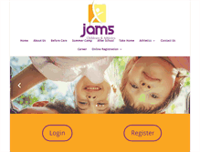 Tablet Screenshot of jamsathletics.com